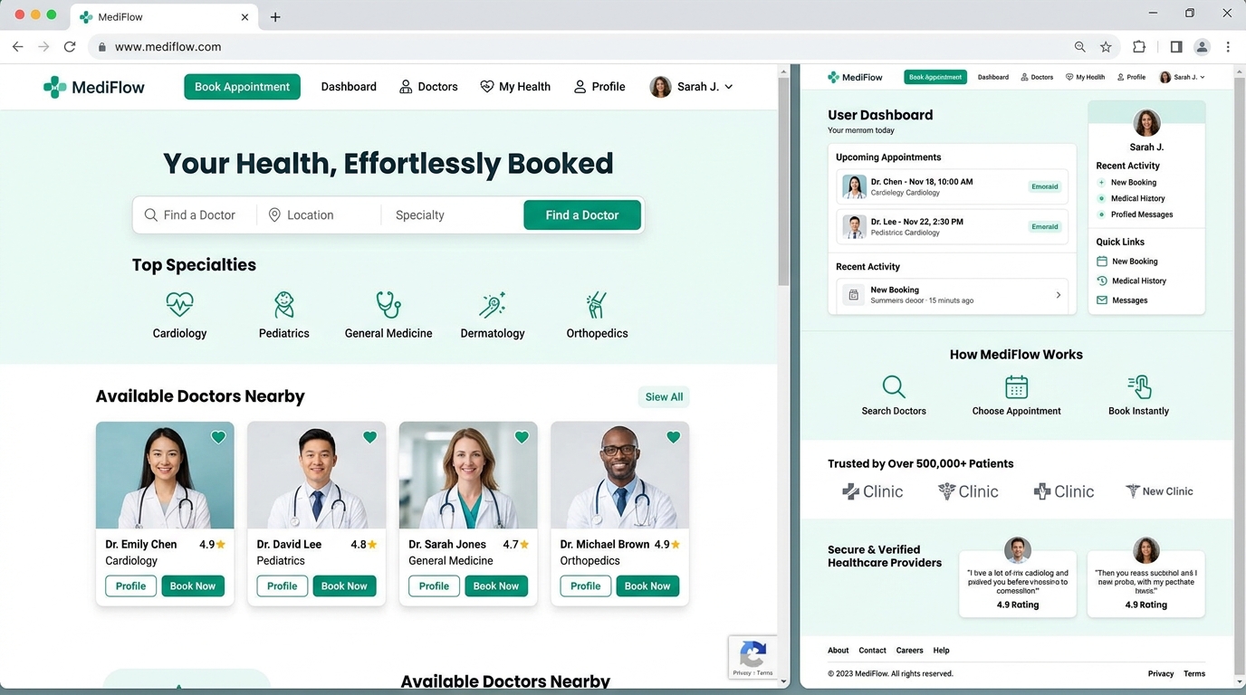 MediFlow – Healthcare Appointment Platform