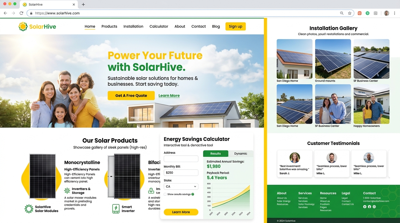 SolarHive – Clean Energy Solutions