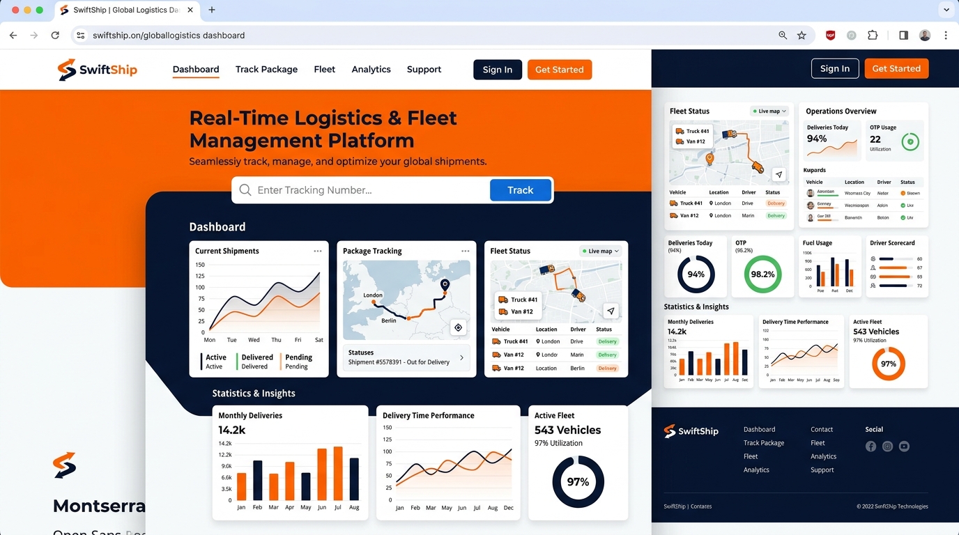 SwiftShip – Logistics & Fleet Management